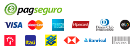 Logotipos de meios de pagamento do PagSeguro